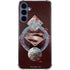 DC Comics Superman Purple Abstract Collage Galaxy A35 5G Clear Case